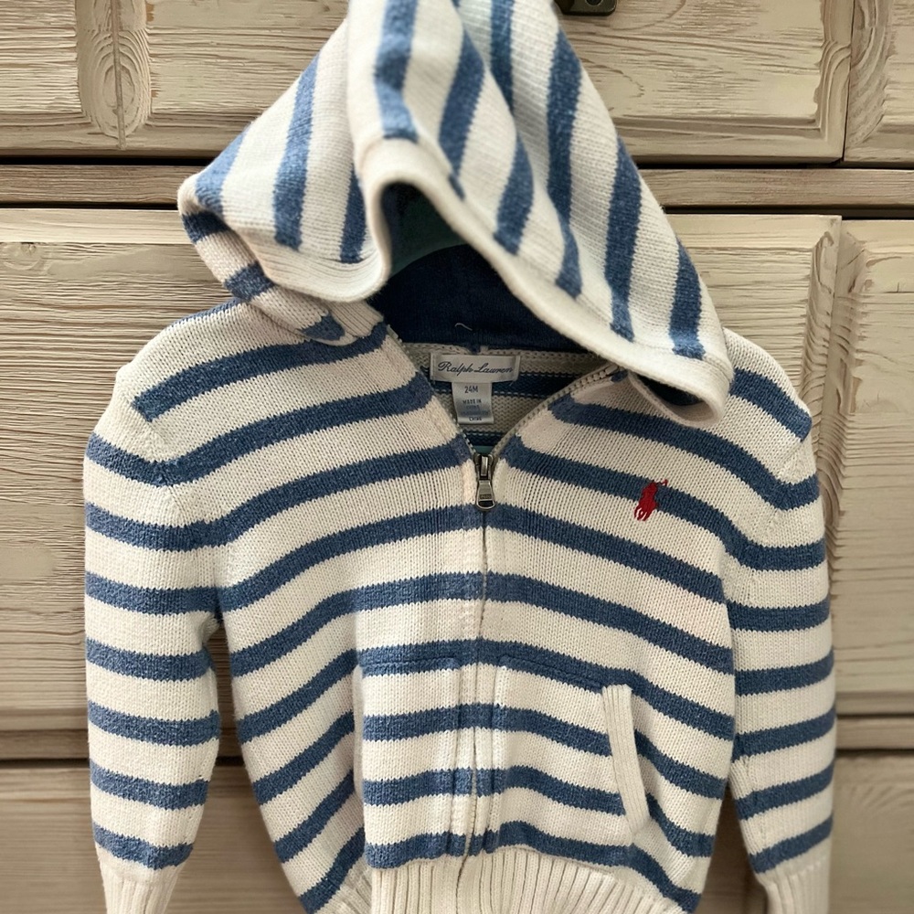 Ralph Lauren 24 months light sweater hoodie
